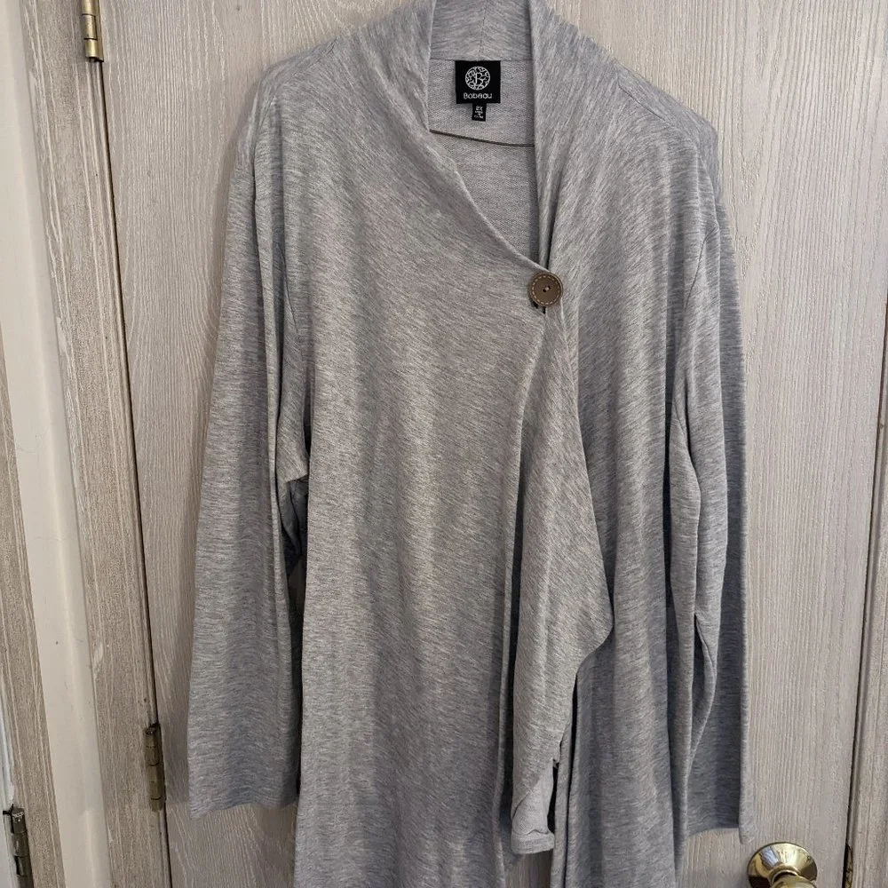 Grey Wrap with sleeves